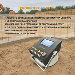 Dijital ekran taşınabilir tasarım yoğunluğu ölçümü İnşaat mühendisliği elektrik toprak testi için hiçbir nükleer yoğunluk göstergesi - Product Image 3
