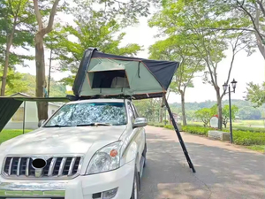 หลังคาแคมป์ปิ้งแบบแข็งสำหรับ<span class=keywords><strong>รถ</strong></span><span class=keywords><strong>กระบะ</strong></span> OEM Outdoor สำหรับ 1-3 คน ผลิตจากโพลีคอตตอน กันน้ำ NP300 แบบล็อคได้ พับเก็บได้ เหมาะสำหรับการเดินทางแบบออฟโรด - Product Image 2