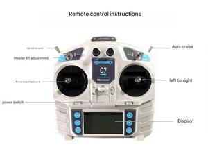 Tondeuses télécommandées pour pentes Machine à couper le gazon Tracteur Tondeuses Robots Tracteur Débroussailleuse 800mm Accueil Pelouse Balayage - Product Image 6