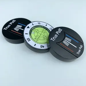 Diseño profesional personalizado indicador de nivel de fichas de póquer magnético sombrero Clip marcador de pelota de Golf