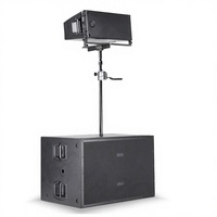 Altavoz Line Array Hdl 20-a 30-a 9006, Sistema Line Array Activo Doble de 10 Pulgadas con Subwoofer, Altavoces Line Array Autoamplificados para Escenario