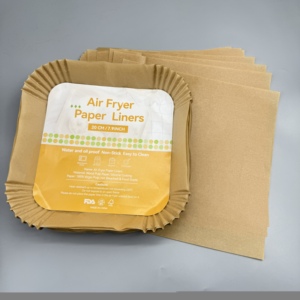 Papier sulfurisé jetable sur mesure pour friteuse à air, résistant à la graisse, sûr pour les aliments, pour la cuisson et la pâtisserie en cuisine - Product Image 6