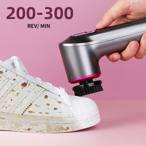 High Quality Portable USB Charging Automatic <strong>Power</strong> Electric Shoe Leather Care Spin Cleaning <strong>Scrubber</strong> <strong>Brush</strong> - Product Image 2