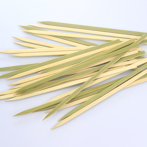 Mua Giá Rẻ Phẳng Tre Gậy Bán Buôn Nhà Cung Cấp Bambu Xiên 30Cm Dùng Một Lần Tre BBQ Công Cụ - Product Image 5