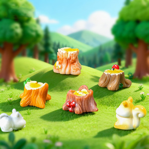 Statuetta <span class=keywords><strong>in</strong></span> Resina Miniatura per Giardino <span class=keywords><strong>in</strong></span> Miniatura, Ornamento per Casa delle Bambole, Decorazione Fai-da-Te per Paesaggio <span class=keywords><strong>in</strong></span> Miniatura - Product Image 3