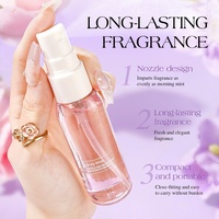 Coffret Cadeau de Brume Corporelle Parfumée 40ml Longue Durée Sans Alcool, Senteur Rose Miel Plage, pour Femme, Vente en Gros, Marque Privée, OEM