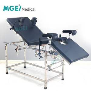Fauteuil gynécologique et table d'accouchement manuels MEDIGE – Équipement médical d'usine pour examen et lit d'hôpital - Product Image 2