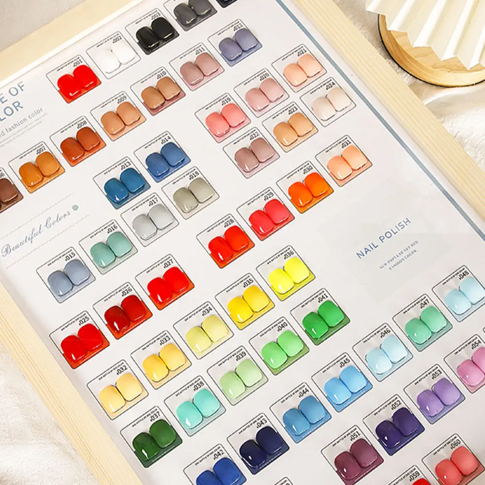 Kit de Vernis à Ongles en Gel UV Professionnel, 60 Couleurs