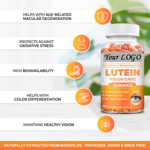 علامة المصنع 60 قطعة لوتين عيون رؤية الرعاية الصحية غوميس متعددة الفيتامينات والمعادن الملحق - Product Image 2