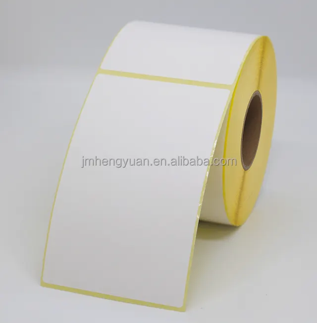 plain sticker roll shipping thermal labels blank label paper rolls 75x120 self adhesive paper roll