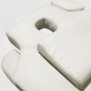 Elektrische Behandlungs- und Kosmetikliege mit 2 Motoren, Holzuntergestell, Heizfunktion für Wimpern, Massage und Gesichtsbehandlungen - Product Image 5