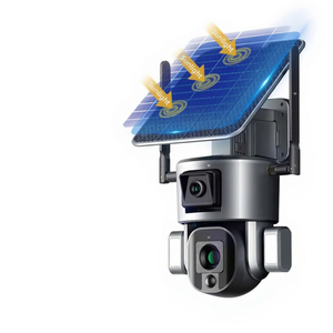 Niwiew 8MP ซูมออปติคอล12X 4G ซิมพลังงานแสงอาทิตย์ Wi-Fi เลนส์คู่4K กล้องรักษาความปลอดภัยกลางแจ้งกล้องรักษาความปลอดภัย PTZ ติดตามอัตโนมัติกล้องวงจรปิด - Product Image 1