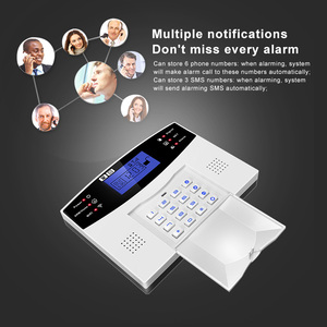 M2B APP Keyboard Screen Intercom Wired & Wireless Home Burglar <b>Security</b> Alarm 433MHz Wireless GSM Alarm System - Product Image 4
