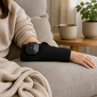 Masseur de bras et de poignet rechargeable en gros, avec compression d'air et chauffage, pour le massage des avant-bras et des mains