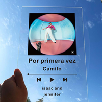 Art en verre Spotify personnalisé Scannable Spotify Code Photo Plaque Acrylique Chanson Plaque Musique Signe Cadeau pour Anniversaire