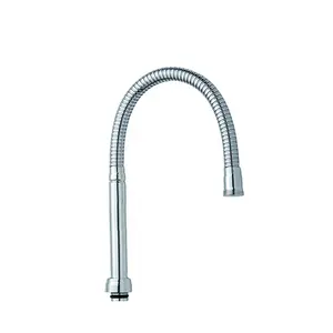 High pressure cold water mixer Stainless Steel kitchen faucet single handle deck mounted for kitchen faucet with flexible hose