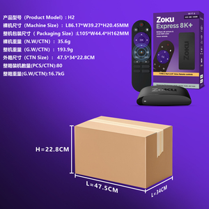 Mini 4k H2 <span class=keywords><strong>Android</strong></span> TV Box với thiết kế mới android14 Wifi Dual Band và BT bằng giọng nói điều khiển từ xa miniott Set Top Box - Product Image 6