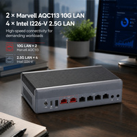 Mini PC Intel Alder Lake-N Q10900H6, Dispositivo de Red Dual Marvell AQC113 10GbE, Firewall de Borde, Gateway, PfSense, OpenWrt