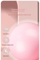 Ballon de yoga en PVC épaissi anti-explosion pour le levage des hanches et le Pilates, entraînement de base pour adultes, diamètre 25 cm