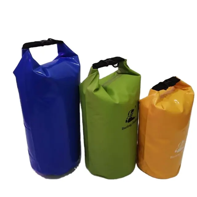Yüksek kaliteli pvc su geçirmez rulo üst kuru dişli sırt çantası çuval çanta