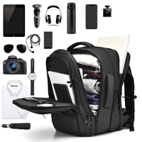 Sac à dos Oxford pour hommes de grande capacité Design géométrique transfrontalier Extension multifonctionnelle Étanche Nouveau sac de voyage Fermeture éclair