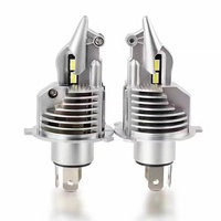 Phares LED pour voiture XWD Fighter Jet H4, ultra-lumineux 6500K, feux de croisement/route, 12-24V, projecteur laser pour moto