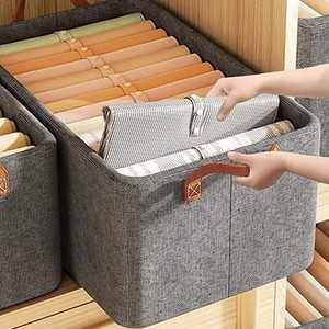 Vải ngăn kéo lưu trữ hộp Tổ chức tủ quần áo tổ chức quần áo xếp gấp hộp quần áo - Product Image 3