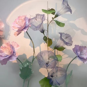 La mejor venta de Organza de seda gigante Morning <span class=keywords><strong>Glory</strong></span> Big Artificial interior y exterior boda evento colgante decoraciones florales - Product Image 1