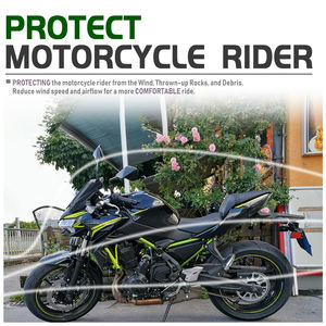 Piezas de motocicleta XXUN, parabrisas, Deflector de viento con soporte para <span class=keywords><strong>Kawasaki</strong></span> Z650, Z650, ZZ <span class=keywords><strong>650</strong></span>, 2020, <span class=keywords><strong>2021</strong></span>, 2022, 2023, 2024, - Product Image 3