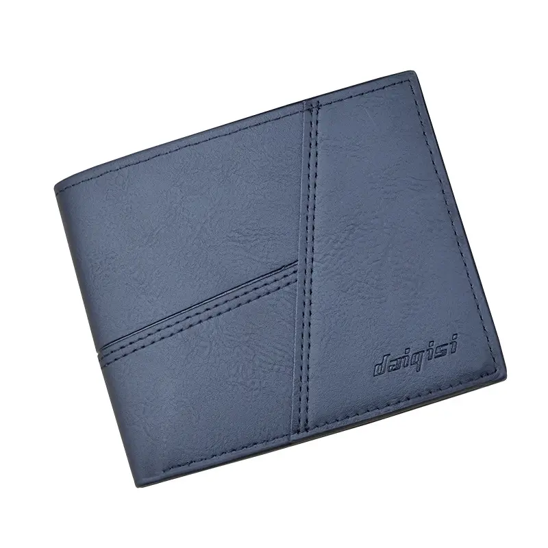 New Men's Horizontal Soft Leather Korean Card Holder Short Men Coin Purse Leather Wallet Cheap Price