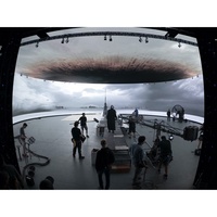 Pantalla de visualización de entornos inmersivos, solución para filmación de estudios, escenas del motor Unreal, producción virtual, pantalla LED de video