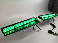 Luz Estroboscópica de Emergencia Impermeable para Parabrisas de Automóvil, 32w, LED, Rojo y Azul, Doble Color