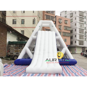 Parque Acuático Inflable con Tobogán Triangular, <span class=keywords><strong>Torre</strong></span> <span class=keywords><strong>de</strong></span> Escalada, <span class=keywords><strong>Torre</strong></span> <span class=keywords><strong>de</strong></span> Salto Flotante, Uso Residencial, Material <span class=keywords><strong>de</strong></span> PVC - Product Image 4