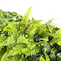 ZC nouveau produit en plastique Faux écran de confidentialité panneau topiaire artificiel vert buis haie herbe mur pour la décoration intérieure