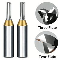 Fraise à queue en carbure de tungstène TOOLSWANG à 5 cannelures non revêtue pour rainurage et gravure sur bois CNC HRC55 personnalisable OEM/ODM