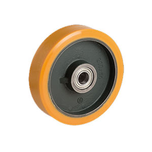 Rueda estabilizadora Tellure Rota 64 140x54mm en poliuretano TR y núcleo de hierro fundido - Product Image 1