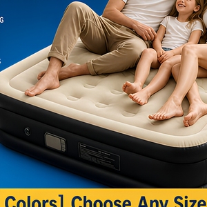 <b>Inflatable</b> Bed Built-in Pump One-button Inflation Portable air <b>Mattress</b> Suitable for Home Use As a Double Floor Bed or Spare Bed - Product Image 6