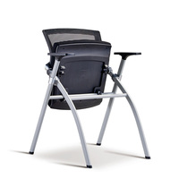 Chaise de train de formation pliable moderne directe d'usine chaise d'école nordique chaise d'étude d'étudiant pliante avec table pour adultes