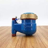 Compteur d'eau froide mécanique multi-jets à installation verticale, certifié ISO, prix de gros OEM/ODM standard usine DN15-25