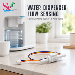 Sensor de Flujo de Agua con Efecto Hall ZJ-TM02, DC 3.5-24V, 0.05-1L/Min, para Purificador de Agua y Cafetera - Product Image 2