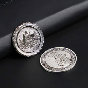 <span class=keywords><strong>Monedas</strong></span> de desafío para colección, gran oferta, Metal personalizado, Euro, plata antigua, recuerdo, logotipo personalizado de 3mm o personalizado 500 - Product Image 3