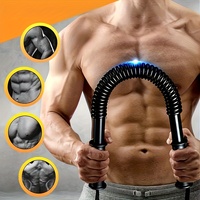 Barre d'entraînement de force pour les bras 50 kg, ressort professionnel pour l'entraînement des muscles de la poitrine et des bras, équipement de fitness