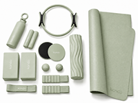 Kit d'accessoires de Pilates à marque privée avec équipement de couleur personnalisée et emballage cadeau magnétique