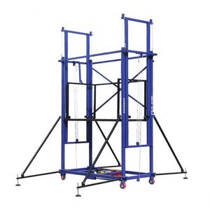 Soporte de tubo de acero extraíble Andamio de plataforma de elevación eléctrica Andamio para construcción - Product Image 1