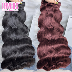 LAVERS-Extensiones de cabello humano virgen brasileño, mechones de cabello humano de alta calidad, 15A - Product Image 4