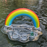 Offre Spéciale – Gobelet Flottant Gonflable en PVC pour Boissons (Bière, Eau) – Design Original pour Piscine, Cadeaux d'Affaires, Fêtes – Emballage Carton