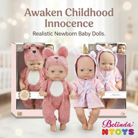 Poupées nouveau-nés réalistes en vinyle souple Belinda pour filles, jouets de simulation pour enfants