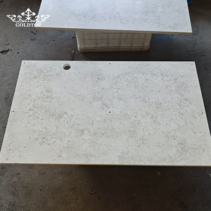 Cuarzo Sólido Sabbia 6048 de Goldtop Stone, Acabado Pulido Personalizado OEM ODM, para Muebles de Baño y Mesas - Product Image 1