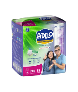 Culotte absorbante pour adulte Adilo, style pull-up, design croisé premium, grande taille, confortable, absorbante, respirante, protection contre les fuites - Product Image 6