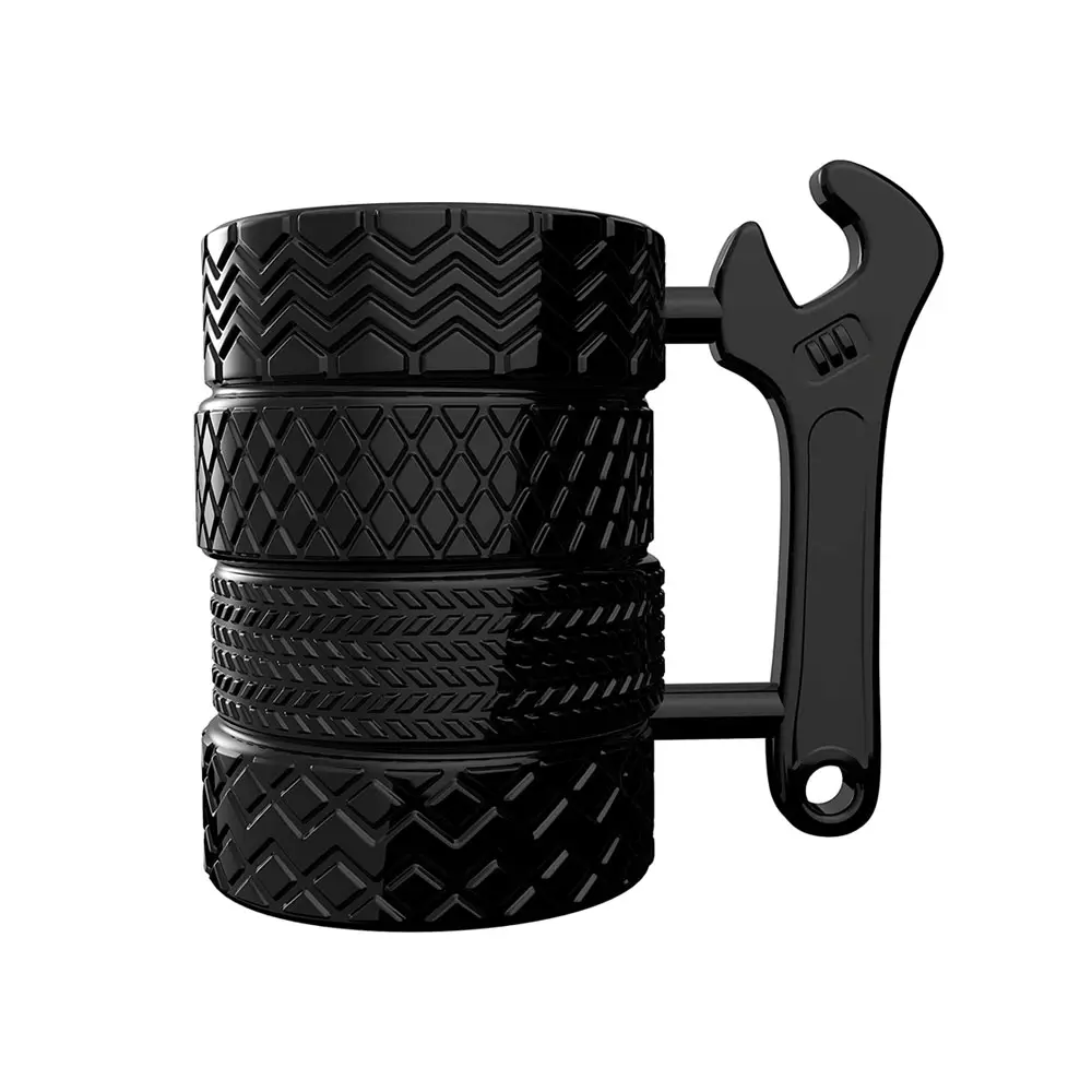 Car Tire Ceramic Coffee Gift Tea Mug for Man Birthday Gift